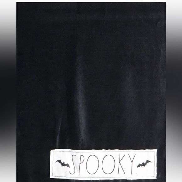 Rae Dunn Spooky Halloween Throw Blanket - Picture 2 of 6